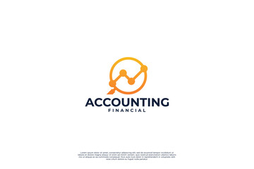 Accounting and financial logo design.