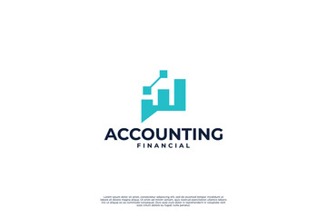 Creative Accounting and finance logo design.