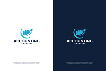 Marketing, finance, sales, media and business logo design.