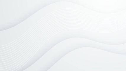 Abstract background with gray shape. White and grey abstract modern transparency circle presentation background. Vector circles template vector design. Object web design. Round shape. Minimal poster