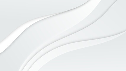 Abstract white monochrome vector background, for design brochure, website, flyer. Geometric white wallpaper for certificate, presentation, landing page