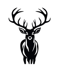 Deer Logo, Awesome Simple Vector of Deer, Great for your Hunting Logo, Decal Stickers. © pvl0707