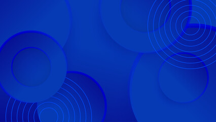 Abstract blue background with 3d modern trendy fresh color for presentation design, flyer, social media cover, web banner, tech banner
