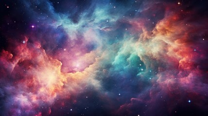 Fototapeta na wymiar stars and beautiful nebulae