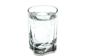 Glass of a fresh water