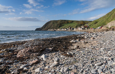 little fishing village on the nordern coast of scotland