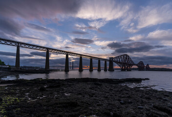 Firth of forth railway bridge.