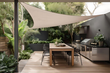 Shade Cover Sails are the game-changer here. They are essentially large pieces of durable fabric stretched and anchored in a way that they create shaded spaces underneath.