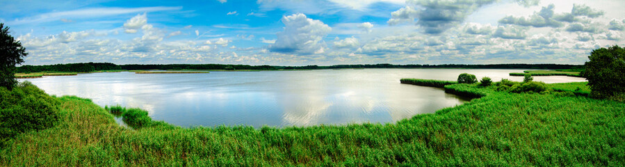Central European Lake Landscape