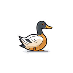 Obraz premium VECTOR ICON OF A DUCK FLAT DESIGN