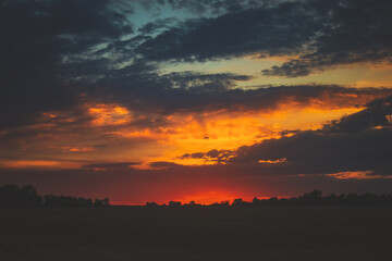Sunset over Kansas 1