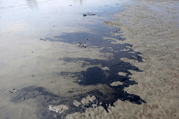The oil, mobiles thrown from the ships and boats in the sea spoils the sea water and the environment.