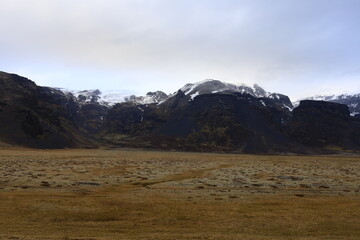 View on a mountain in the Kaftafell National Park was a national park located between Kirkjubæjarklaustur, typically referred to as Klaustur, and Höfn in the south of Iceland.