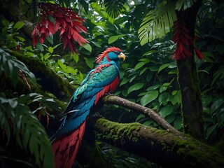 	
Quetzal bird