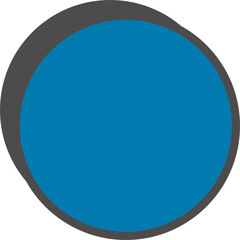 Abstract geometric element for design. Neobrutalism graphic shape. Minimal groovy Y2k retro sticker.