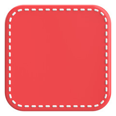 Price tag. Price label. 3D illustration.