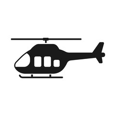 helicopter isolated on white