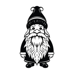 Christmas Santa Claus Face Vector Illustration