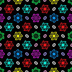 The seamless background. Abstract illustration. 