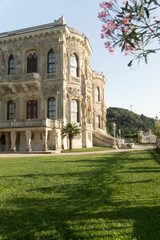 Fototapeta na wymiar Kucuksu Palace in Beykoz, Istanbul City, Turkey Historical Building