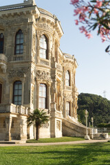 Fototapeta na wymiar Kucuksu Palace in Beykoz, Istanbul City, Turkey Historical Building