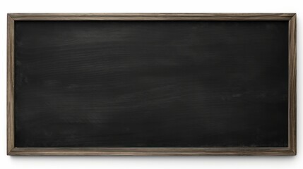 Obraz premium Blank school blackboard isolated on white transparent background