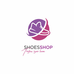 
Shoe shop vector symbol. Suitable for business, web, online shop, social media