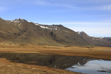  Mountain view in Vatnajökull National Park in South Iceland