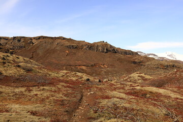  Mountain view in Vatnajökull National Park in South Iceland