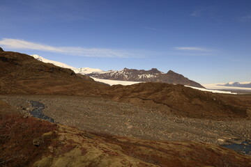 Mountain view in Vatnajökull National Park in South Iceland