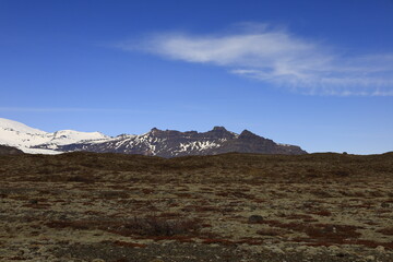  Mountain view in Vatnajökull National Park in South Iceland