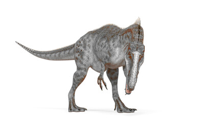 monolophosaurus is doing a eating pose