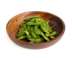 green beans peas on white background for restaurant menu 1