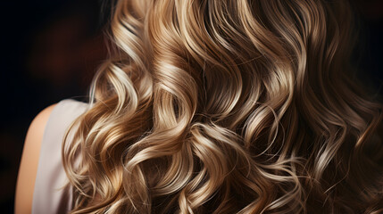Fototapeta premium hair background Generative AI