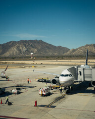 airplane at the airport