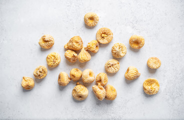 Dried Figs fruits on a background
