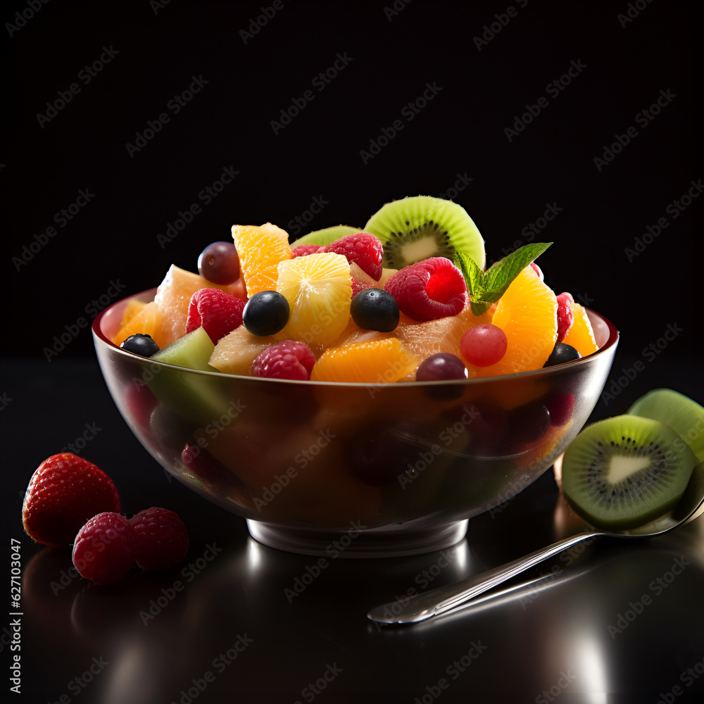 Wall mural  fruit salad, vegetarian, fruit, healthy, diet, salad, 