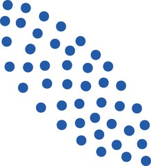 Abstract dots shape element. Abstract collage doodle shape.