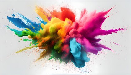 Noise powder colored abstract isolated