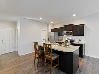 Modern residential luxury kitchen interior