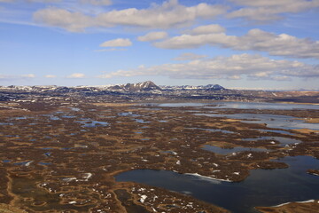 Mývatn is a shallow lake located in an area of active volcanism in northern Iceland, near the...