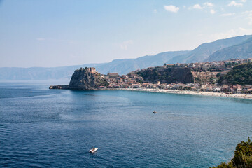 The city of Scilla in the Province of Reggio Calabria, Italy.