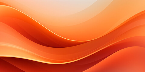 abstract yellow and orange background with smooth lines created with AI 