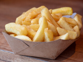 Delicious Golden French Fries in a Bowl: Irresistible and Crispy