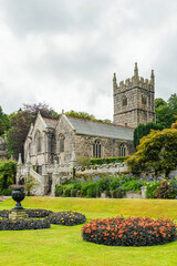 Church in Lanhydrock House and Garden, Bodmin, Cornwall, England, UK