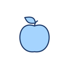 Apple icon vector. Apple sign and symbols for web design.