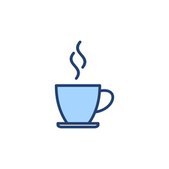 coffee cup icon vector. cup a coffee sign and symbol
