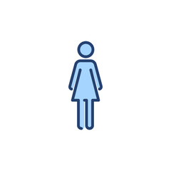 Female icon vector. woman sign and symbol