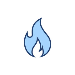Fire icon vector. fire sign and symbol