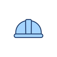 Fototapeta premium Helmet icon vector. Motorcycle helmet sign and symbol. Construction helmet icon. Safety helmet